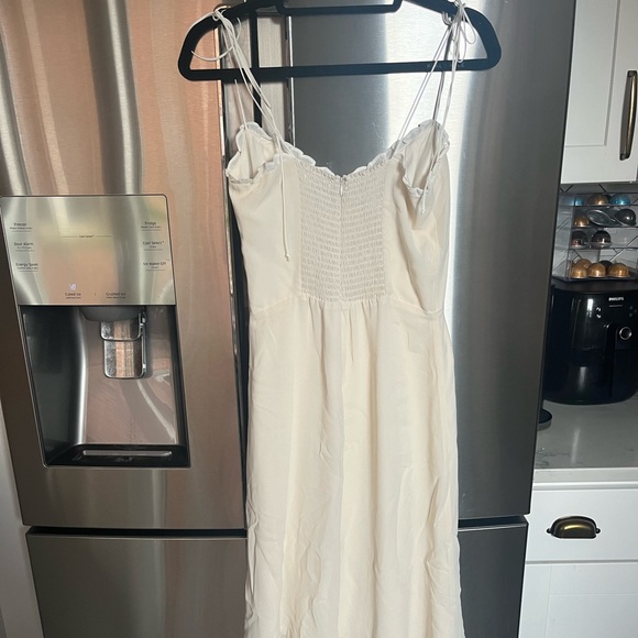 Reformation Enya Dress, White - Size 8 - Picture 3 of 4